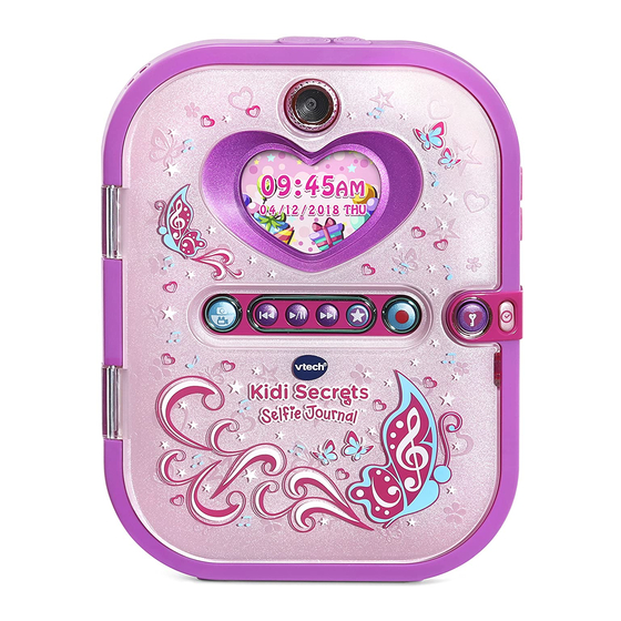 VTech Kidi Secrets Selfi Music Manuales