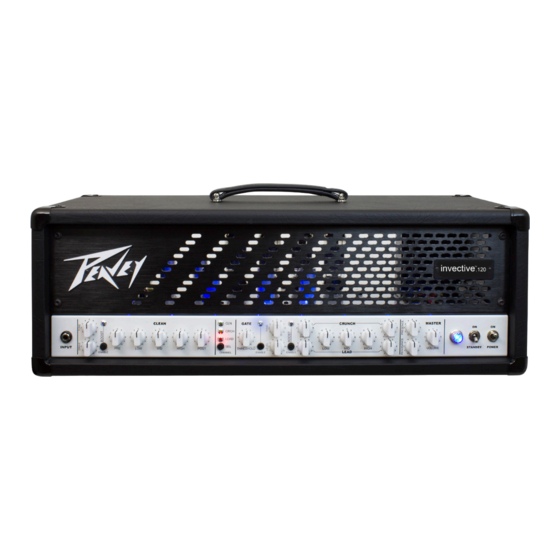 Peavey Invective 120 Manuales