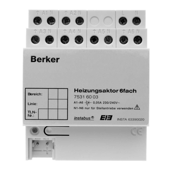 Berker 7531 60 03 Manuales