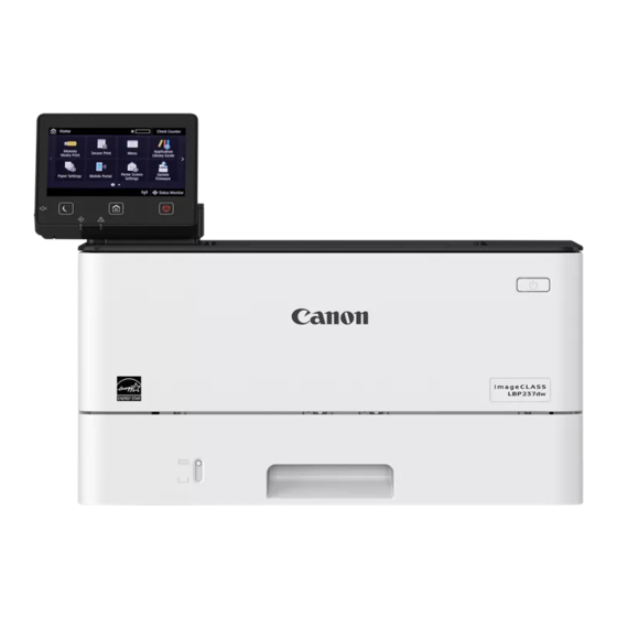 Canon imageCLASS LBP237dw Manuales