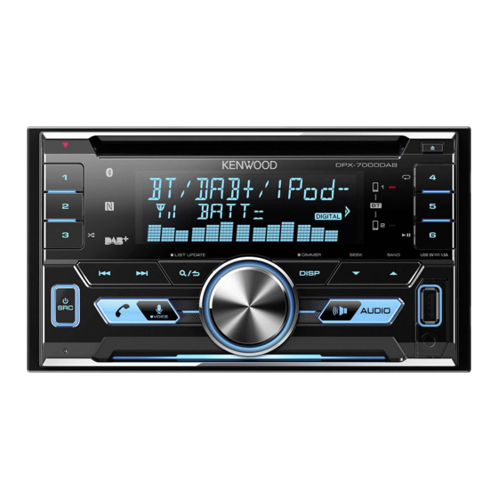 Kenwood DPX-7000DAB Manual De Instrucciones