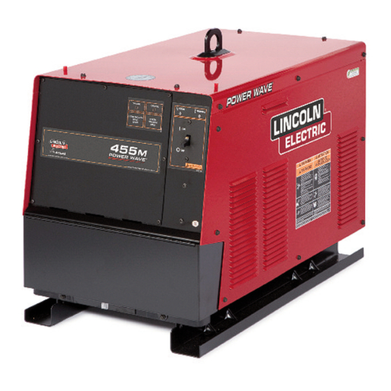 Lincoln Electric POWER WAVE 455M Manual Del Operador