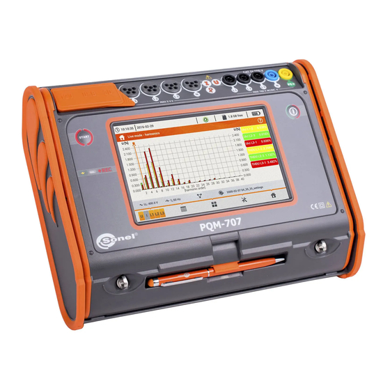 Sonel PQM-707 Guia De Inicio Rapido