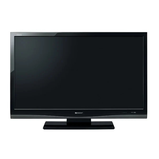 Sharp AQUOS LC-46X8E Manual De Manejo