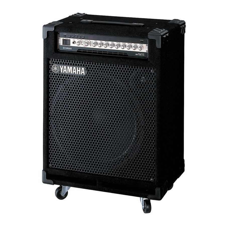 Yamaha BBT500-115 Manual Del Usuario