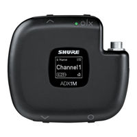 Shure ADX1M Manual De Instrucciones
