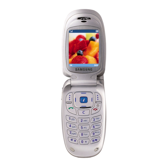Samsung SGH-X450 Manual Del Propietário