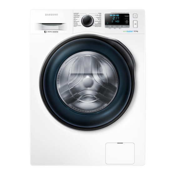 Samsung WW8 J6 Serie Manual Del Usuario
