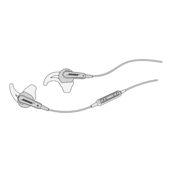 Bose SoundSport Guía De Usuario