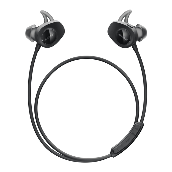 Bose SoundSport Guia Del Usuario