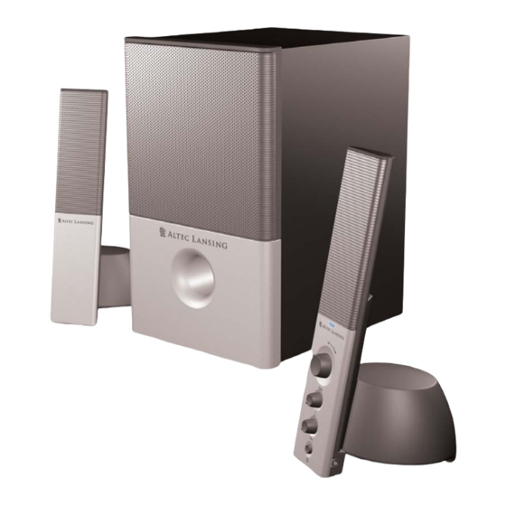 Altec Lansing VS4121 Manuales