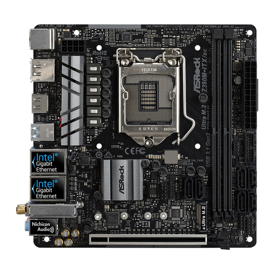 ASROCK Z390M-ITX/ac Manuales