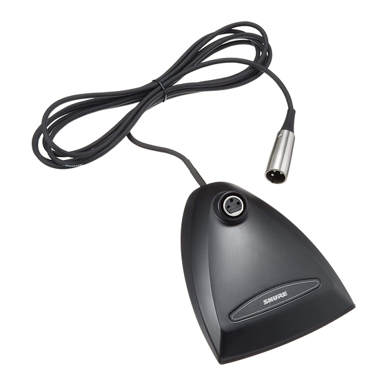 Shure A412B Manual De Instrucciones