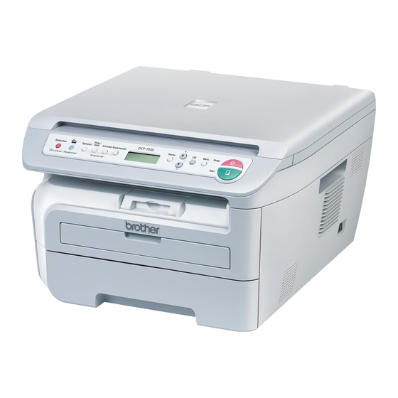 Brother DCP-7030 Guia De Configuration Rapida