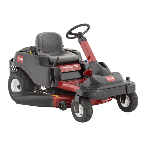 Toro TimeCutter SW 4200 Manual Del Operador