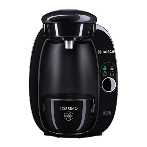 Bosch Tassimo Amia TAS 20 Serie Instrucciones De Uso