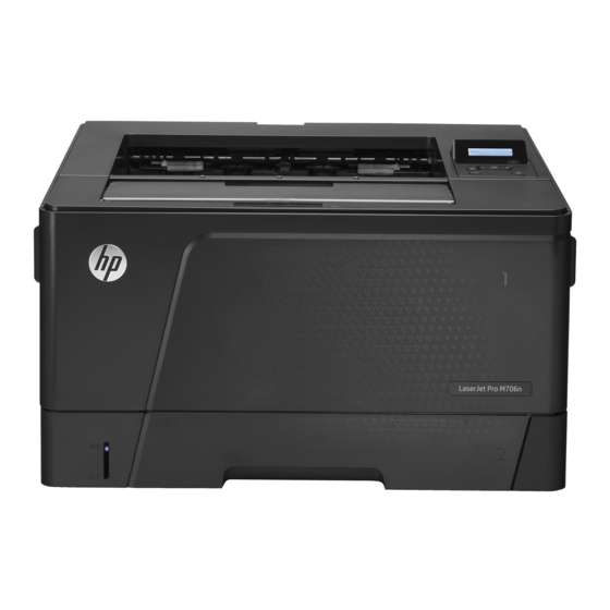 HP LaserJet Pro M701 Guia De Instalacion