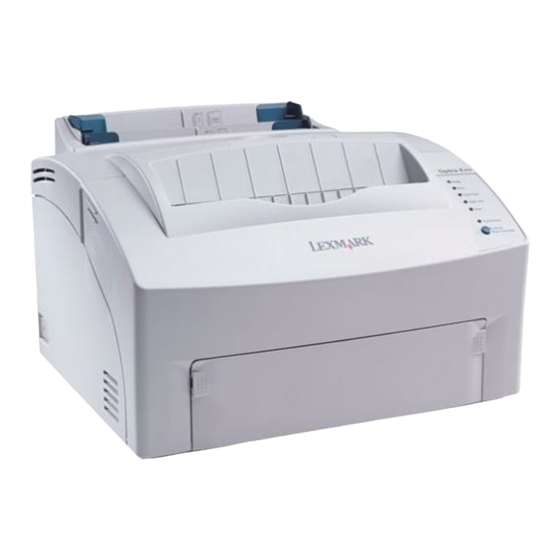 Lexmark Optra E312 Manual De Instrucciones