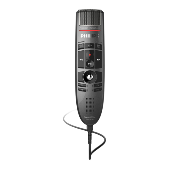 Philips SpeechMike Premium Manual Del Usuario