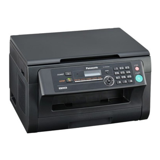 Panasonic KX-MB2000FR Instrucciones De Funcionamiento
