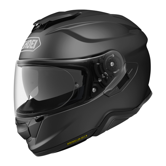 SHOEI GT-Air II Instrucciones De Uso