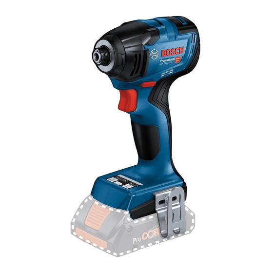 Bosch Professional GDR 18V-210 C Manuales