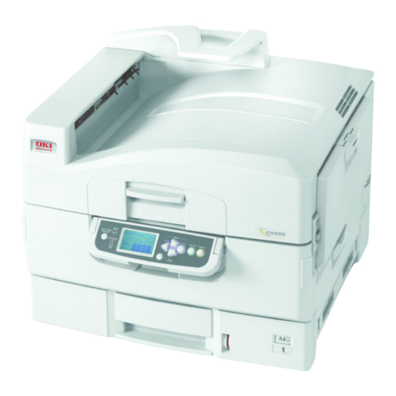 Oki C9800 Guía De Instalación Del Software