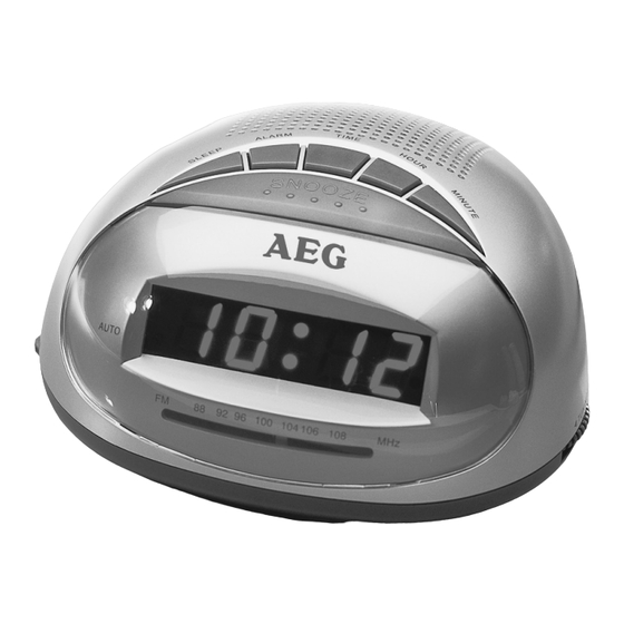 AEG MRC 4100 Instrucciones De Servicio