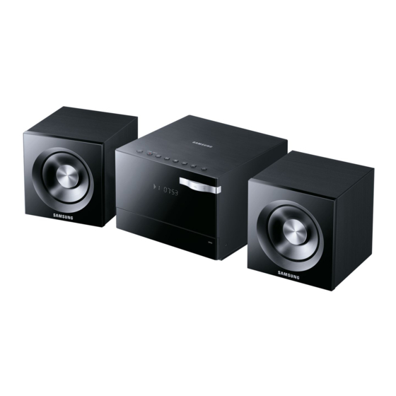 Samsung MM-D320 Manual Del Usuario