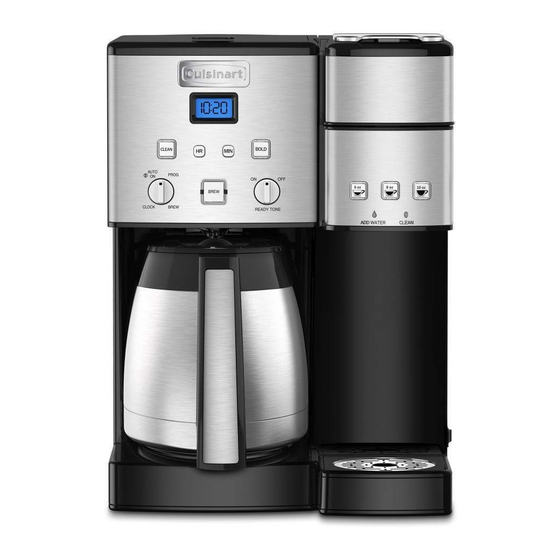 Cuisinart Thermal Coffee Center SS-20 Serie Manuales