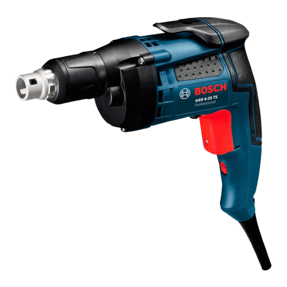 Bosch GSR Professional 6-45 TE Manual Original