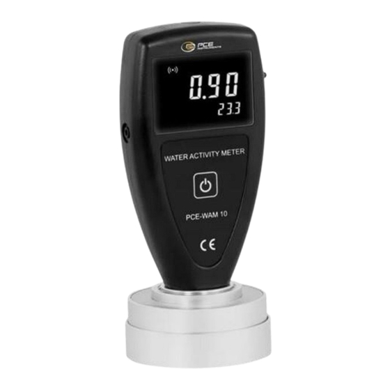 PCE Instruments PCE-WAM 10 Manual De Instrucciones