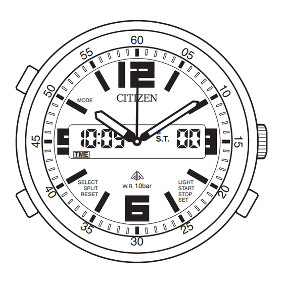 Citizen c450 Manual De Instrucciones