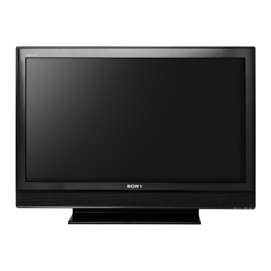 Sony Bravia KDL-40P30 Serie Manual De Instrucciones