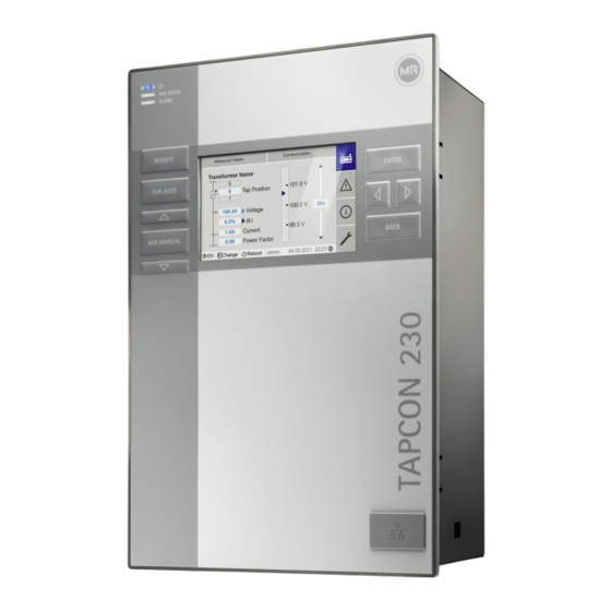 MR TAPCON 230 Manual