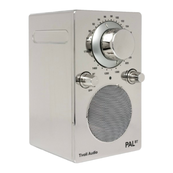 Tivoli Audio PAL BT Manual Del Usuario