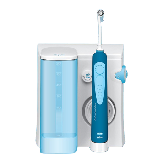 Braun Oral-B ProfessionalCare 8000 OxyJet Manual De Instrucciones