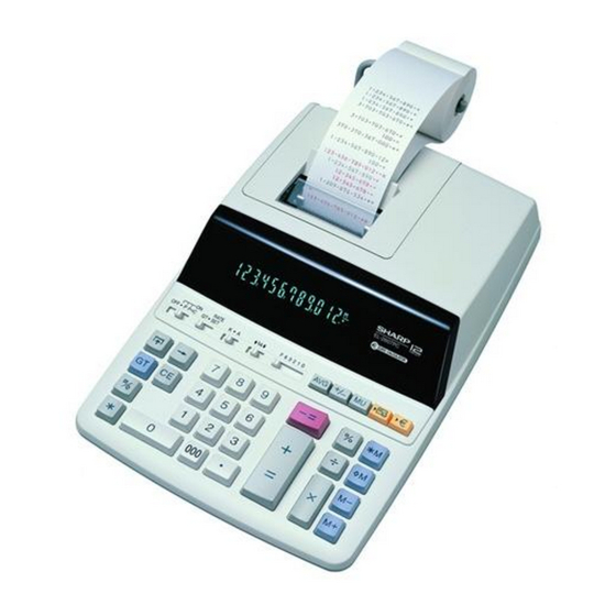 Sharp EL-2607PC Instrucciones De Uso
