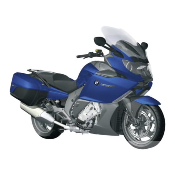 BMW Motorrad K 1600 GT 2013 Manual De Instrucciones