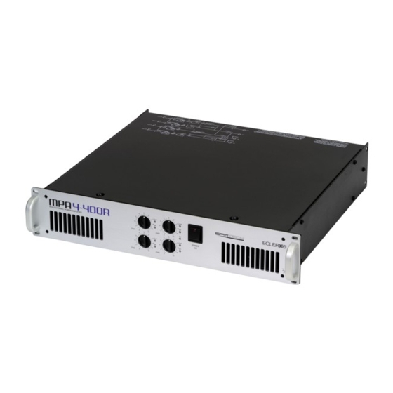 Ecler MPA4-400R Manual De Instrucciones