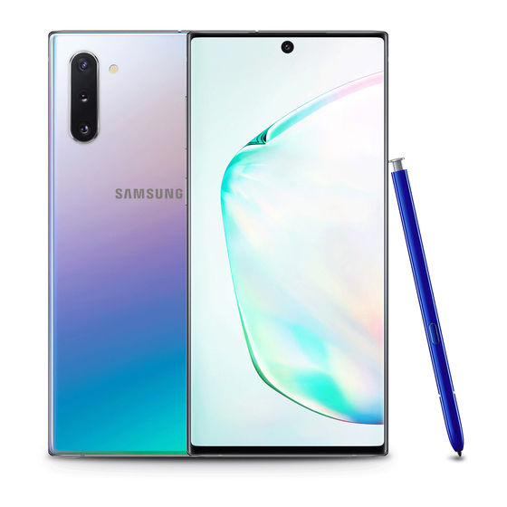 Samsung Galaxy Note10 Manual Del Usuario