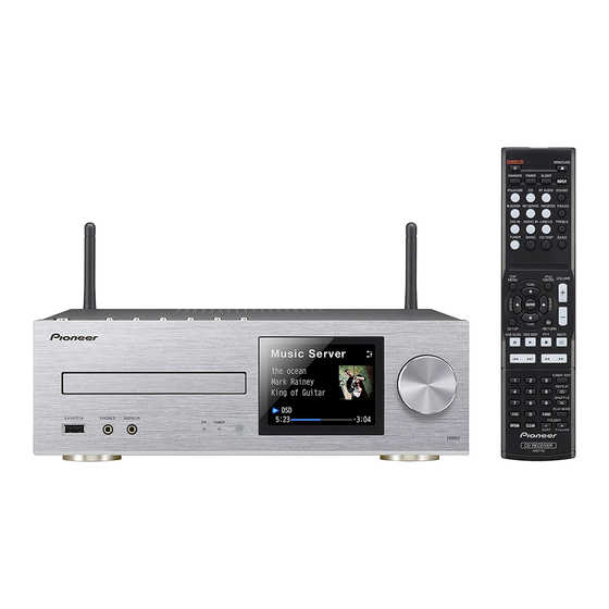 Pioneer X-HM82-s Manual De Instrucciones