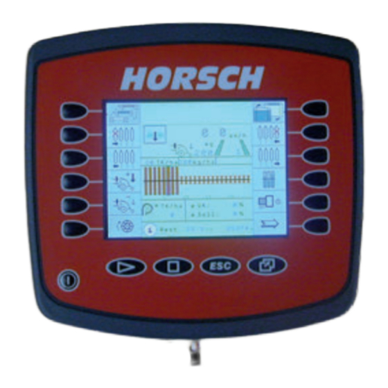 horsch E-Manager Maestro SW 9.65 Instrucciones De Servicio