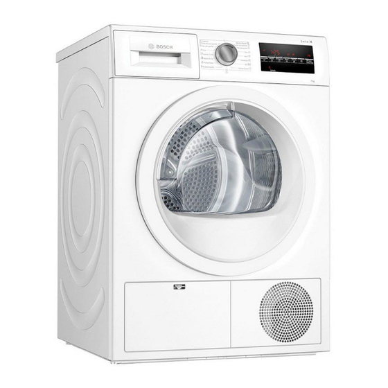 Bosch WTG86263ES Instrucciones De Uso Y Montaje