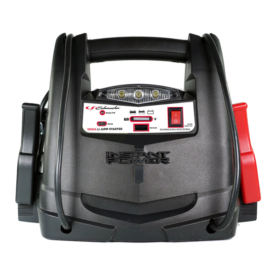 Schumacher Electric SL1519 Manual Del Usuario