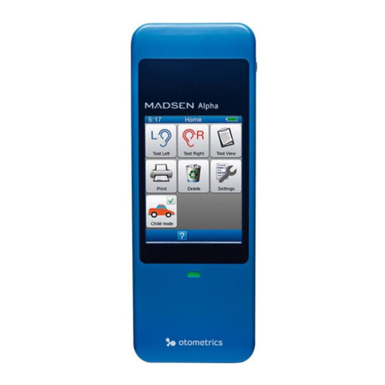 otometrics MADSEN Alpha OAE+ Manual Del Usuario