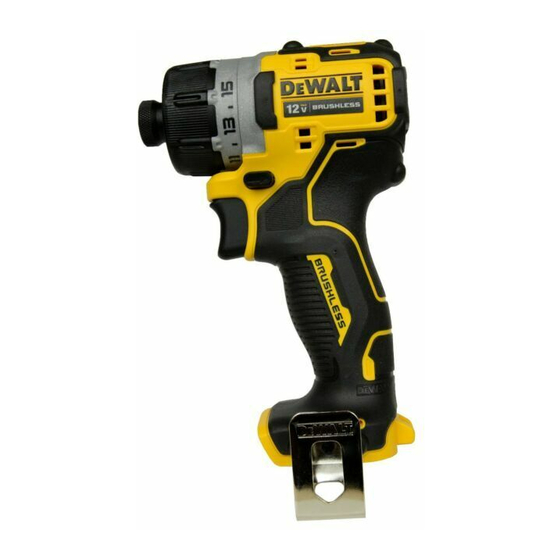 DeWalt DCF601 Manual De Instrucciones