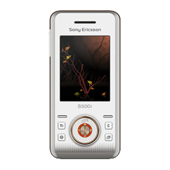 Sony Ericsson S500 Guía De Usuario