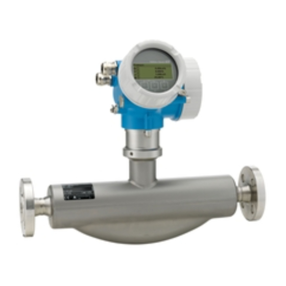 Endress+Hauser Proline Promass F 200 Manual De Instrucciones Abreviado