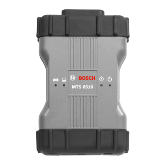 Bosch MTS 6516 VCI Manual Original